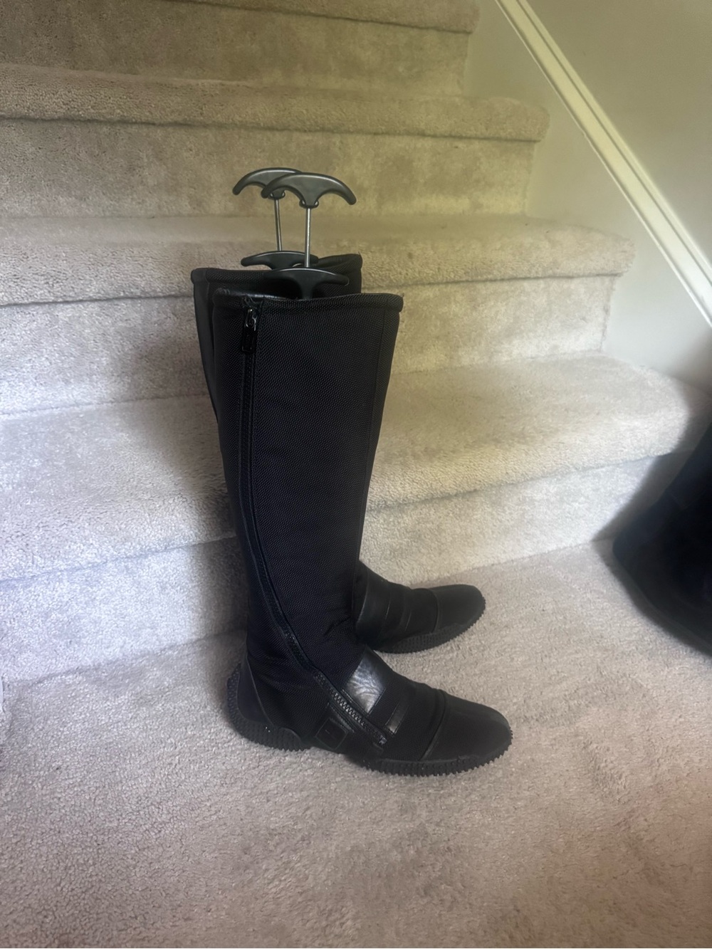 Women's Black Tall Riding Boots - Classic Knee-High Style